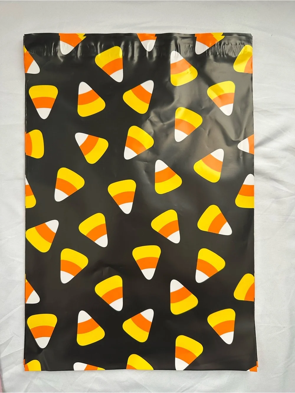 Halloween Poly Mailers Variety Pack 10x13 Candy Corn Pumpkin Pink 25 Count
